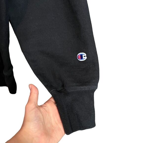 Champion‎ black reverse weave crew neck sweater - Picture 5 of 10
